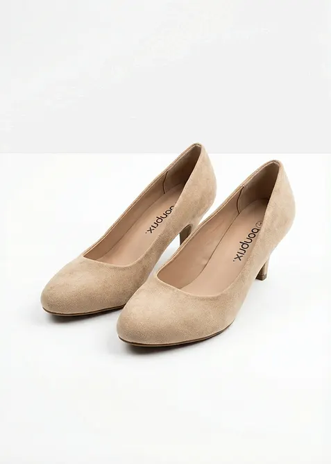 Pumps  med smal h&aelig;l, bonprix