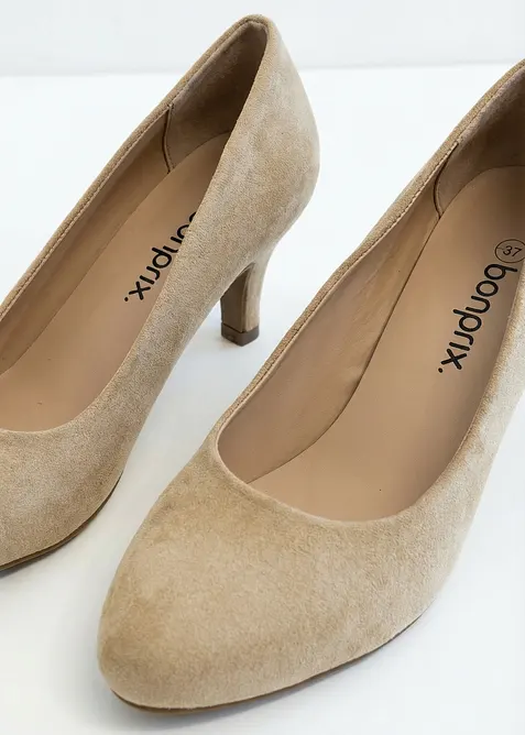 Pumps  med smal h&aelig;l, bonprix