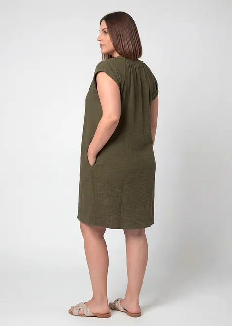 Minikjole i 100% bomull, bonprix