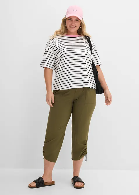 Funksjonsbukse med rynking, hurtigt&oslash;rkende, bonprix