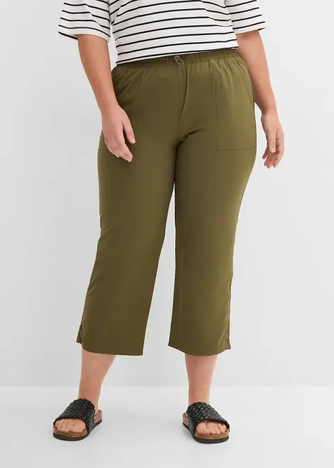 Funksjonsbukse med rynking, hurtigt&oslash;rkende, bonprix