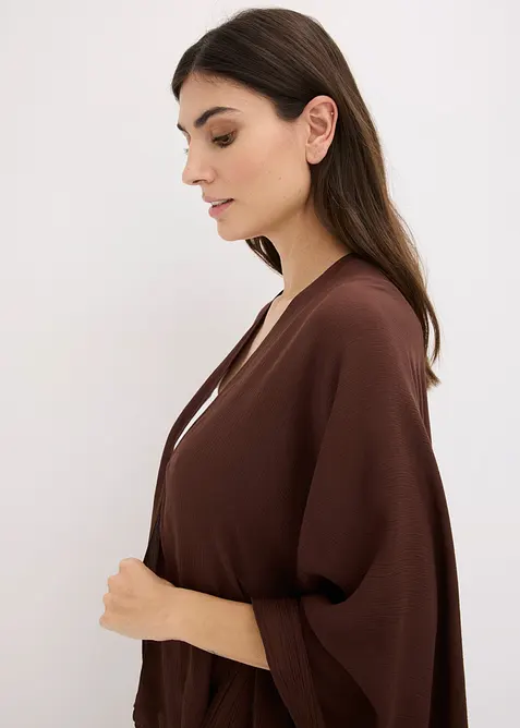 Lett sommerponcho i 100% viskose, bonprix