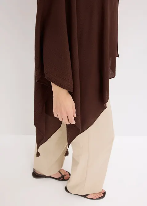 Lett sommerponcho i 100% viskose, bonprix