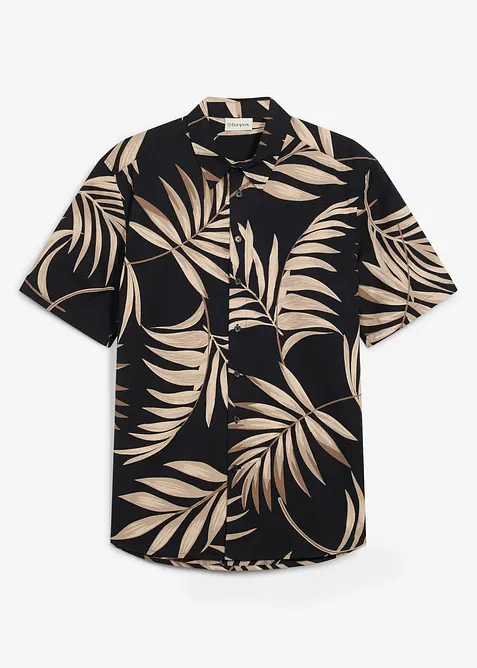 Kortermet skjorte i &oslash;kologisk bomull, bonprix