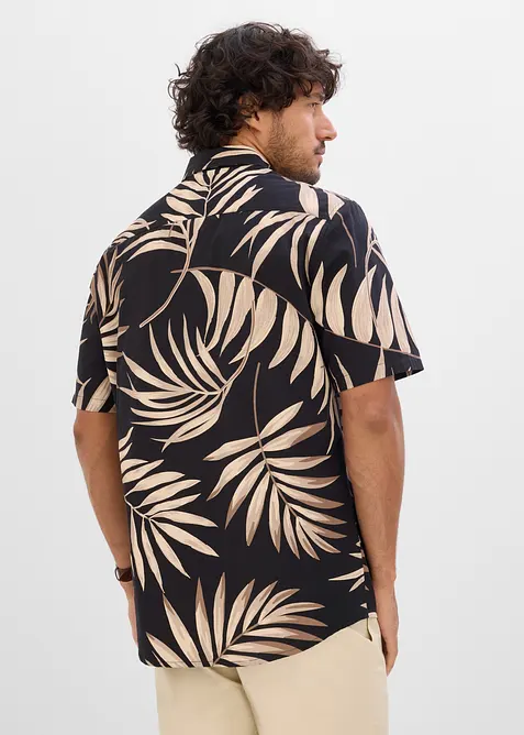 Kortermet skjorte i &oslash;kologisk bomull, bonprix