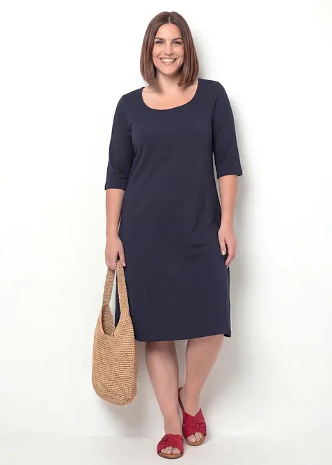 Jerseykjole i 100% &oslash;kologisk bomull, bonprix