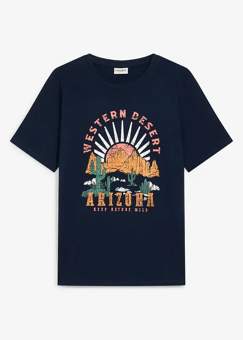 T-skjorte i 100% &oslash;kologisk bomull, bonprix