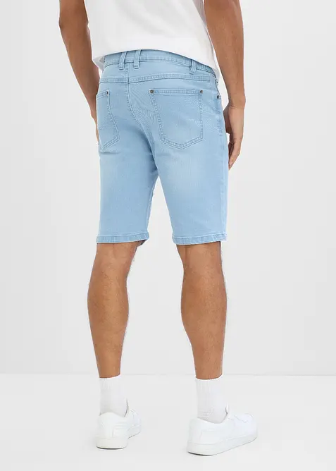 Bermudashorts i denim med stretchlinning, Regular fit, bonprix