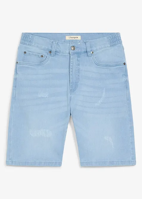 Bermudashorts i denim med stretchlinning, Regular fit, bonprix