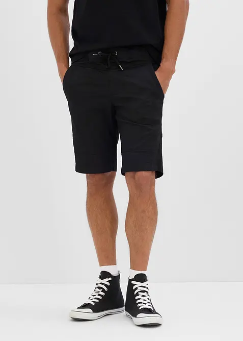 Stretchbermuda med elastisk linning i Regular Fit, bonprix