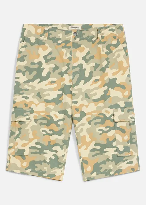 Cargo-bermudashorts i twill, Loose fit, bonprix