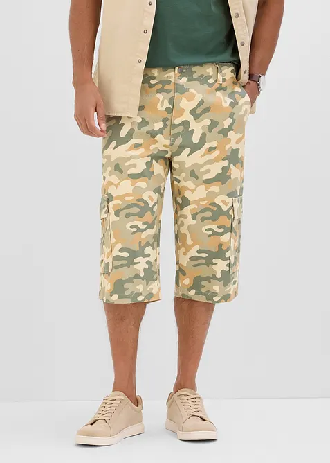 Cargo-bermudashorts i twill, Loose fit, bonprix