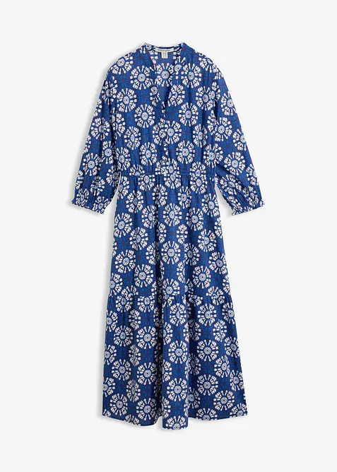 Vid maxikjole i 100% bomull, bonprix