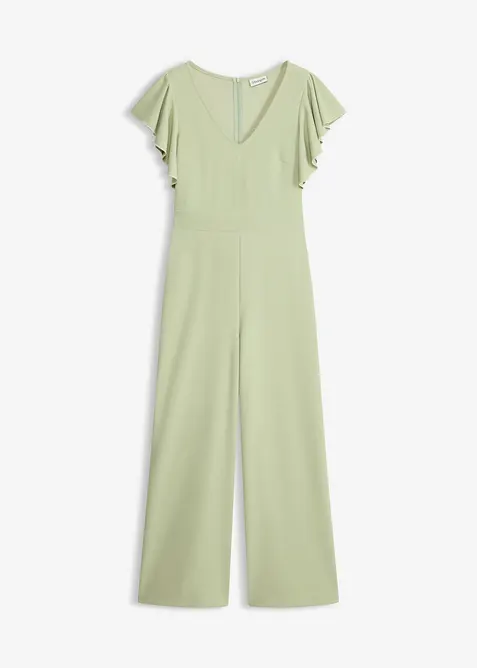 Jumpsuit i strukturert krepp, bonprix