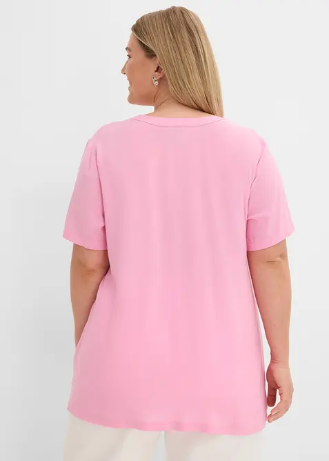 Lang tunika i 100% viskose, bonprix