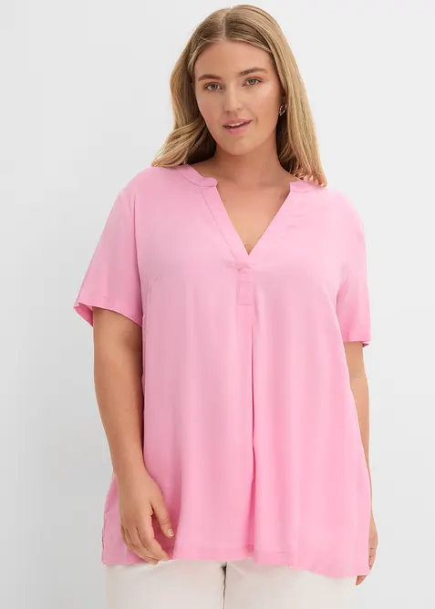 Lang tunika i 100% viskose, bonprix