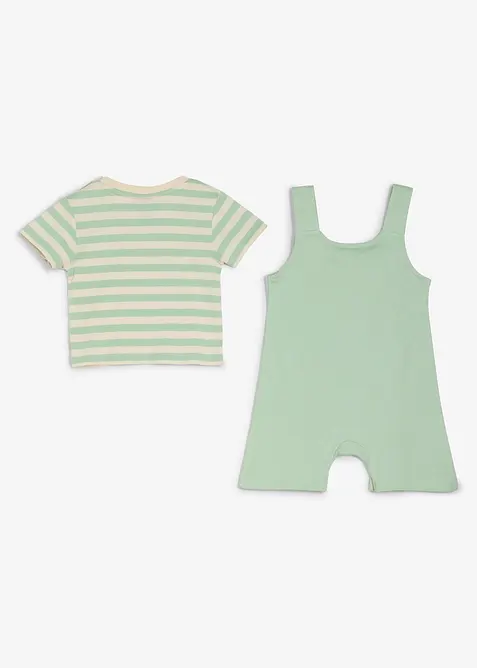 T-skjorte og seleshorts av 100% &oslash;kologisk bomull (2-delt sett), bonprix