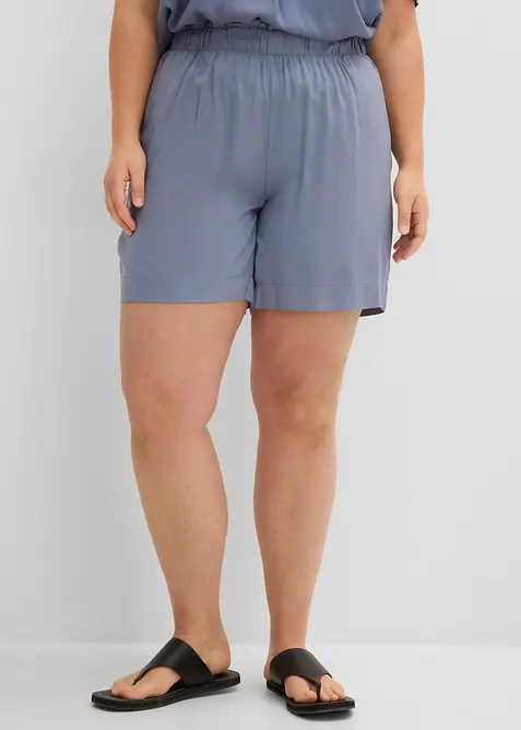 Shorts av viskose i slip on-modell, bonprix