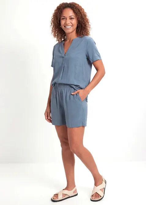 Shorts av viskose i slip on-modell, bonprix