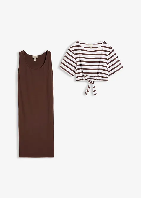 Mama kjole og topp (2-delt sett), bonprix