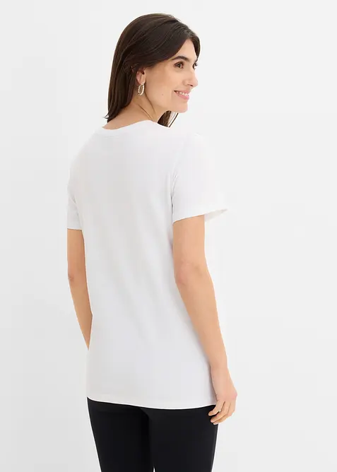 Mama topp i &oslash;kologisk bomull, oversized, bonprix