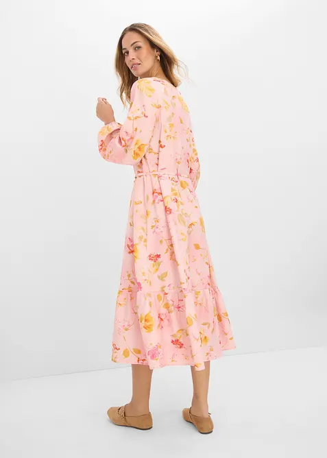 Midikjole av myk viskosemiks, bonprix