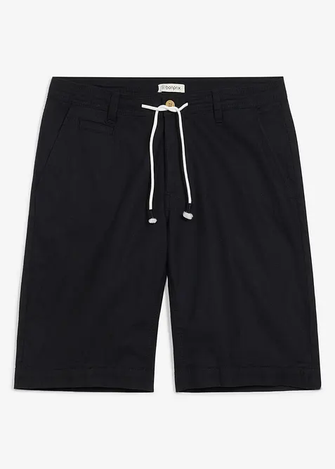 Bermudashorts i luftig  linmiks, Regular Fit, bonprix