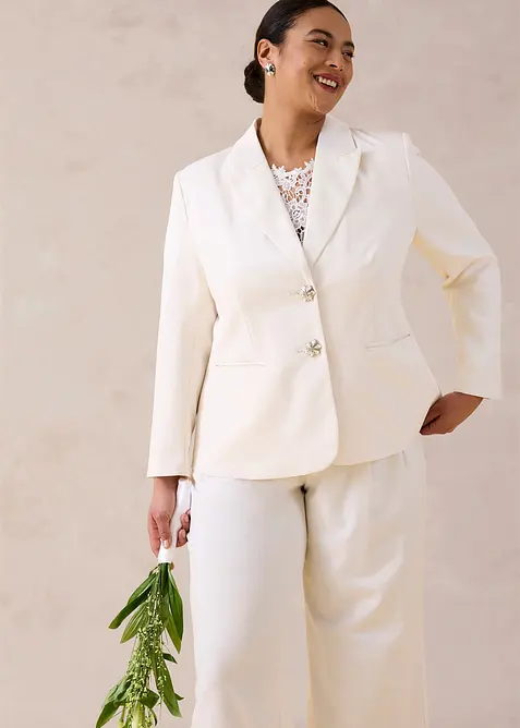 Blazer med smykkeknapper, bonprix