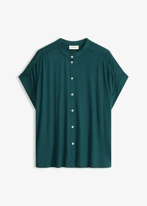 Trikotbluse i myk viskosemiks, bonprix