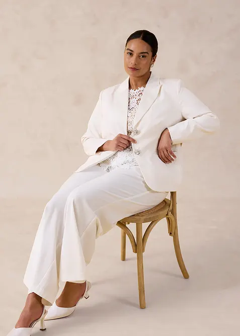 Blazer med smykkeknapper, bonprix
