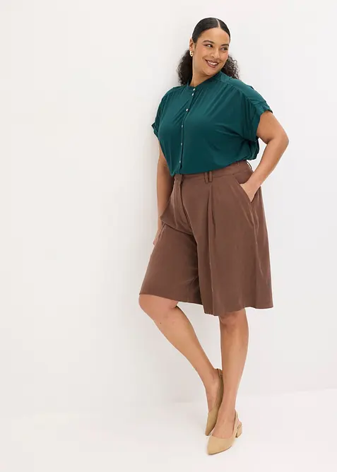 Trikotbluse i myk viskosemiks, bonprix