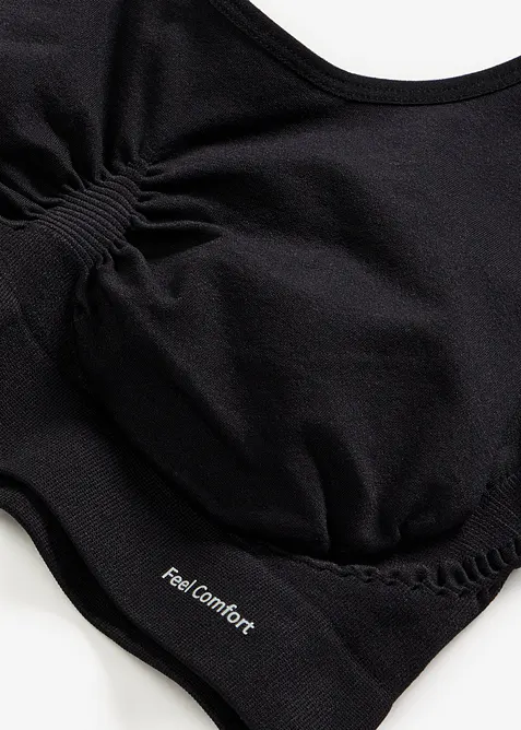 Feel Comfort Seamless-BH-topp (2-pack), bonprix