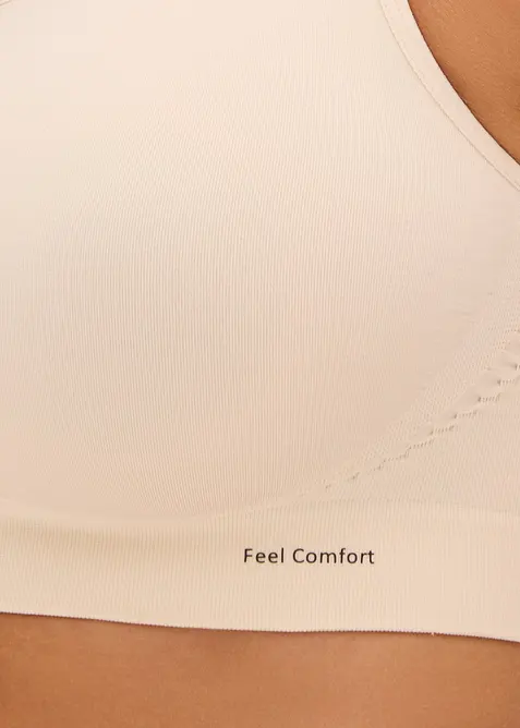 Feel Comfort Seamless-BH-topp (2-pack), bonprix