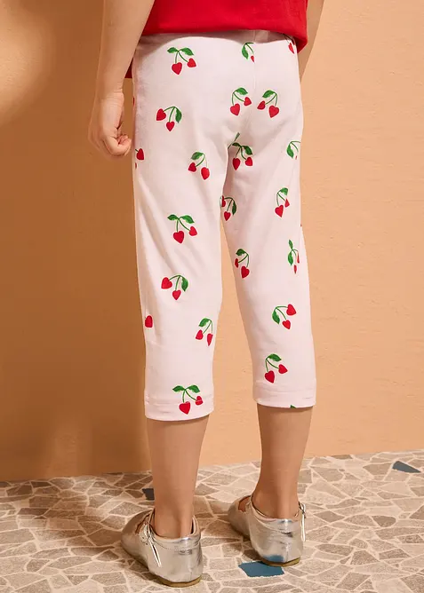 Caprileggings i &oslash;kologisk bomull med elastan (3-pack), bonprix