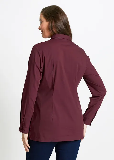 Lang stretchbluse, bonprix
