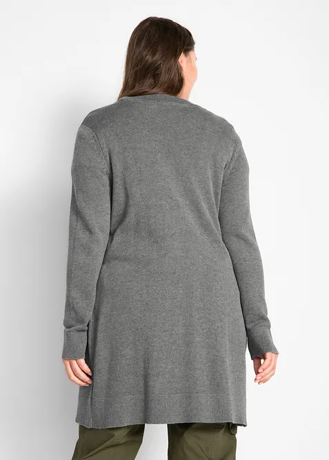 Lang strikkejakke, lang arm, bonprix