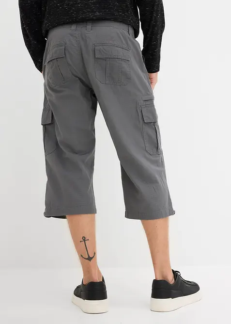 Regular Fit-cargo-bermudashorts i 100% bomull, lang, bonprix