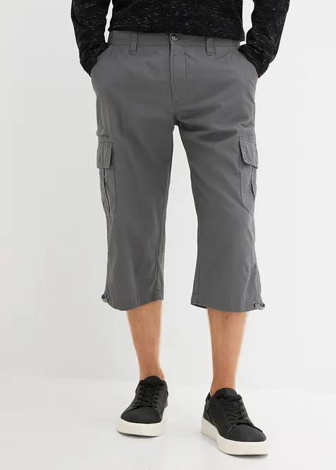 Regular Fit-cargo-bermudashorts i 100% bomull, lang, bonprix