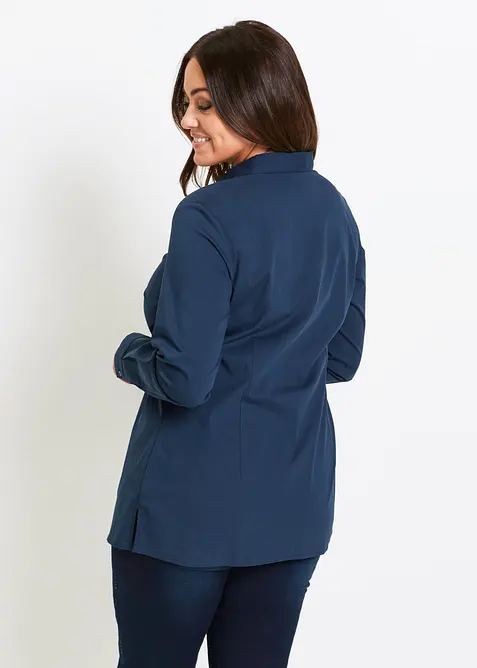 Lang stretchbluse, bonprix