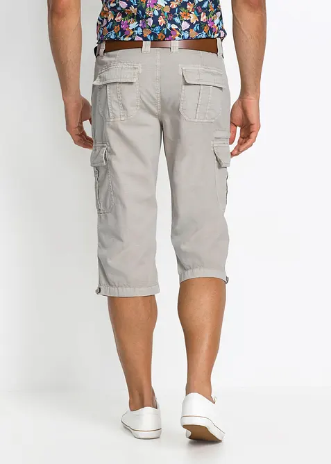 Regular Fit-cargo-bermudashorts i 100% bomull, lang, bonprix
