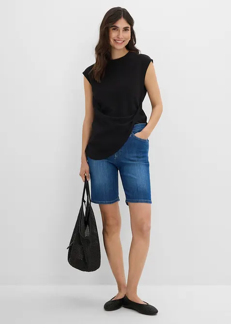 Jeans-bermudashorts Mid Waist, bonprix