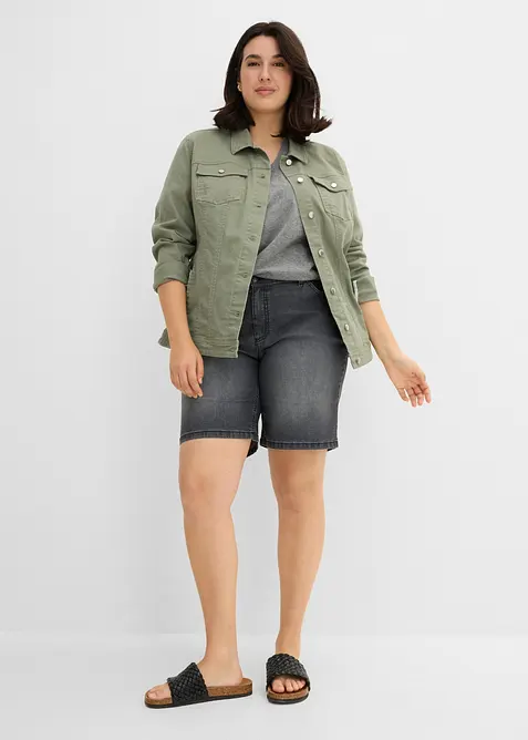 Jeans-bermudashorts Mid Waist, bonprix