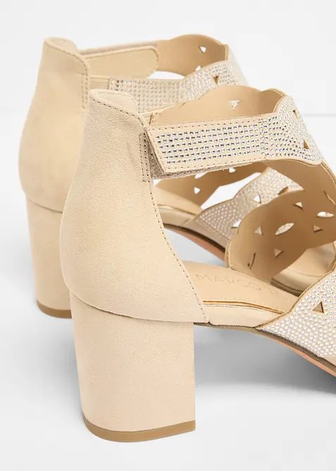 Sandaler med blokkh&aelig;l fra Marco Tozzi, Marco Tozzi