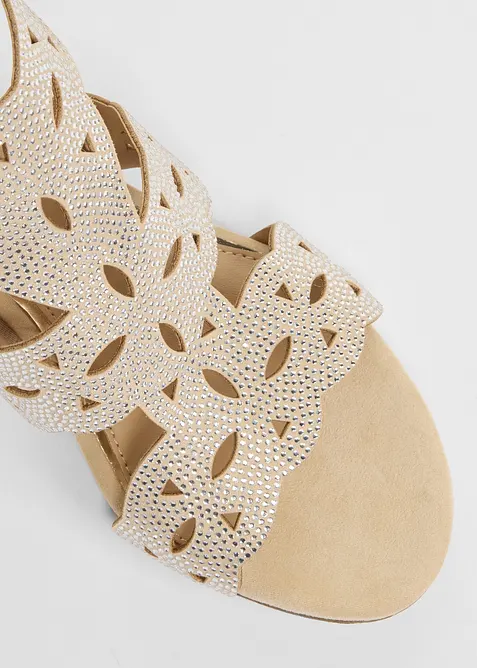 Sandaler med blokkh&aelig;l fra Marco Tozzi, Marco Tozzi