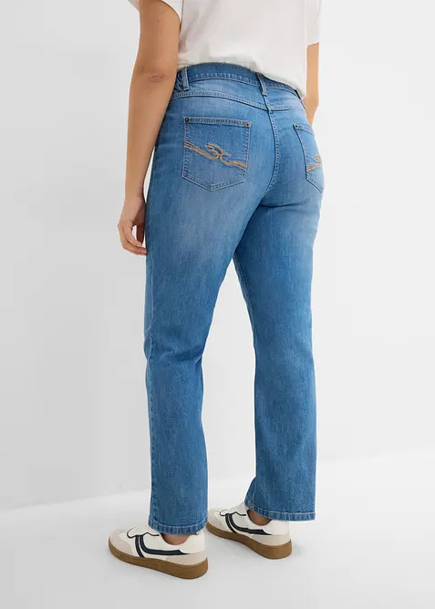 Straight-jeans, Mid Waist, komfortlinning, bonprix