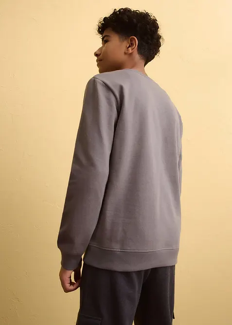 Sweatshirt i myk bomullsmiks, bonprix
