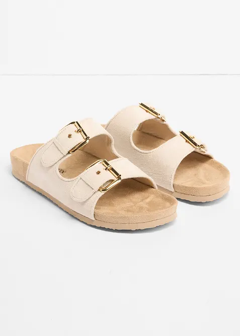 Slip in-sandaler med spenne, bonprix
