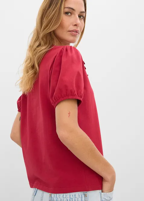 Topp av elastisk bomull, bonprix