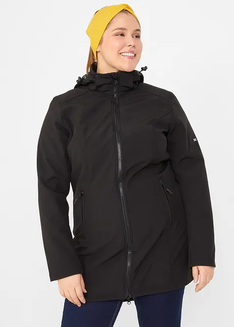 Softshell-parkas, vannavvisende, bonprix