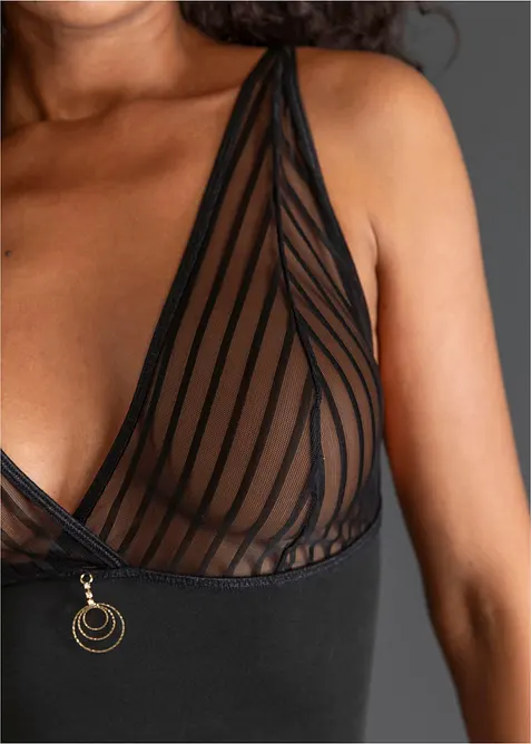 Stringbody med fransk &aring;pning, bonprix